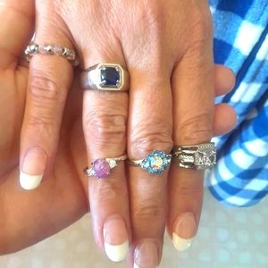🌞Just In🌞 Lot of 5 Adjustable Rings ♥️